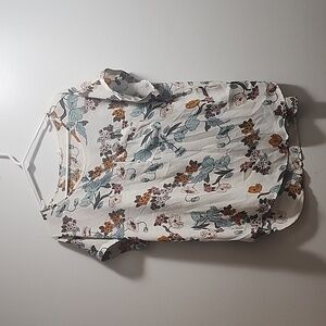 Floral Maurices blouse
